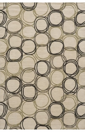 现代抽象几何图案地毯-ID:4001398