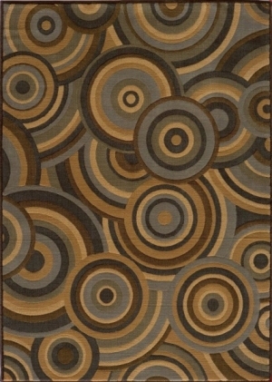现代抽象几何图案地毯-ID:4001406
