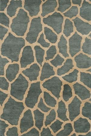 现代抽象几何图案地毯-ID:4001430