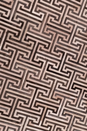 现代抽象几何图案地毯-ID:4001437