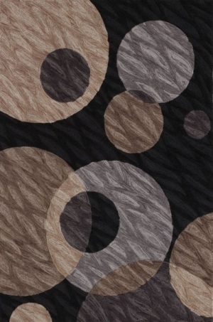 现代抽象几何图案地毯-ID:4001463