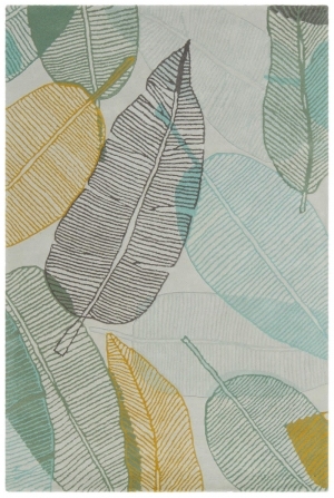 现代风格香蕉叶子图案地毯贴图-ID:4001470