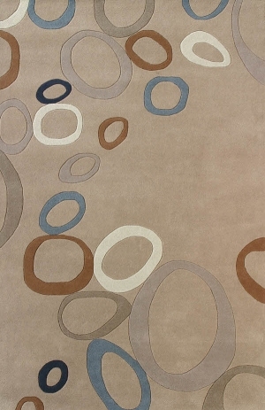 现代抽象几何图案地毯-ID:4001516
