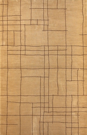 现代抽象几何图案地毯-ID:4001538