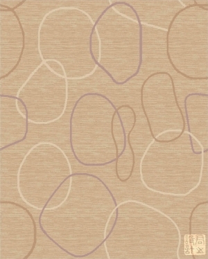 现代抽象几何图案地毯-ID:4001614