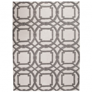 现代抽象几何图案地毯-ID:4001626