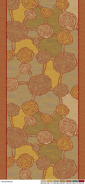现代抽象几何图案地毯-ID:4001793