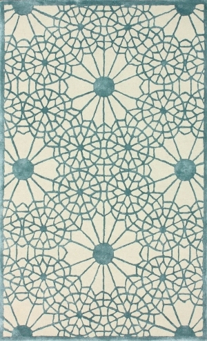 青蓝色几何图形地毯贴图-ID:4001945