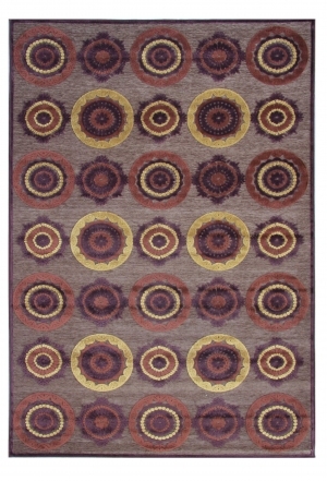 现代抽象几何图案地毯-ID:4002056