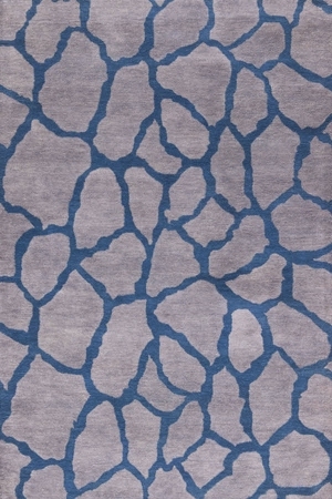 现代抽象几何图案地毯-ID:4002120