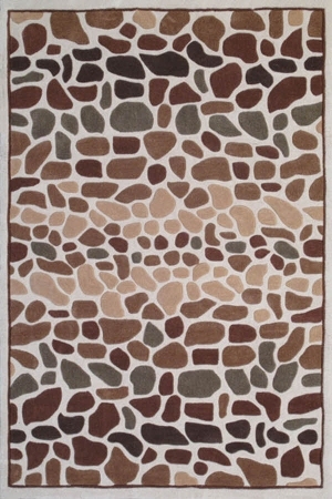 现代抽象几何图案地毯-ID:4002131