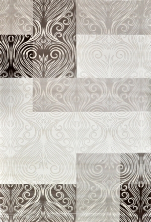现代抽象几何图案地毯-ID:4002179