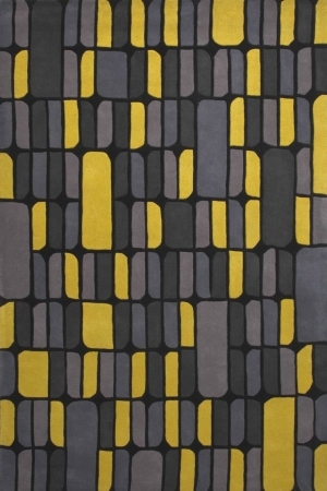 现代风格客厅彩色条纹地毯贴图-ID:4002378