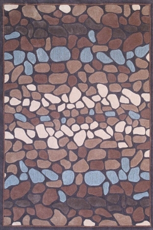 现代抽象几何图案地毯-ID:4002406
