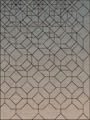 现代风格灰色渐变几何图案地毯贴图-ID:4002599