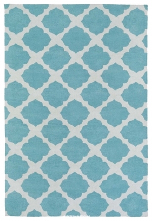 现代简约蓝色几何花型地毯贴图-ID:4002704