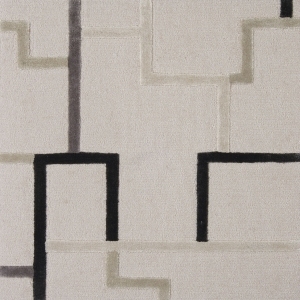 现代抽象几何图案地毯-ID:4002718