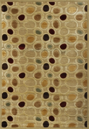 现代抽象几何图案地毯-ID:4003030