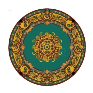 圆形地毯-ID:4003238