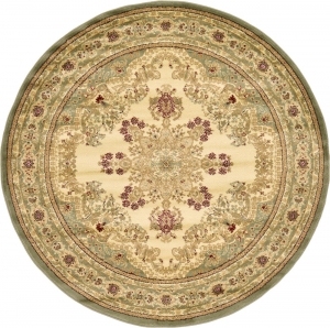 圆形古典欧式地毯-ID:4003297