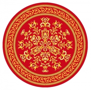 圆形地毯-ID:4003390