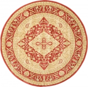 圆形古典欧式地毯-ID:4003642