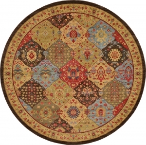 圆形古典欧式地毯-ID:4003961