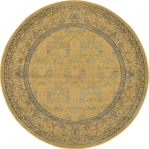 圆形古典欧式地毯-ID:4004126