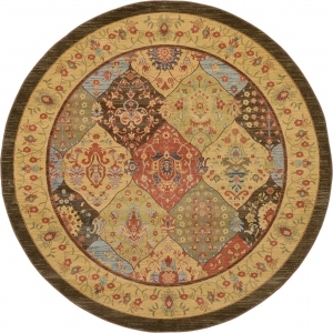 圆形古典欧式地毯-ID:4004640