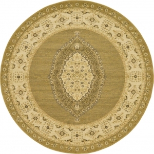 圆形古典欧式地毯-ID:4004647