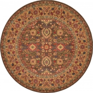 圆形古典欧式地毯-ID:4004878