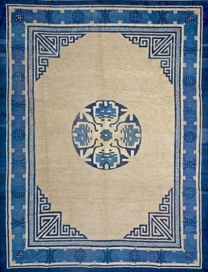 中国古董艺术装饰地毯-ID:4005304