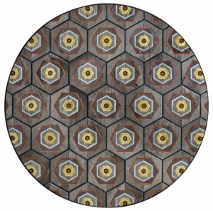 圆形地毯-ID:4005450
