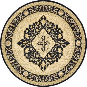 圆形古典欧式地毯-ID:4005616