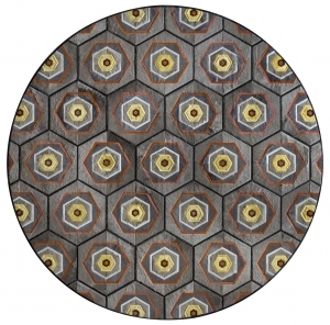 圆形地毯-ID:4005656