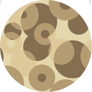 圆形地毯-ID:4005658