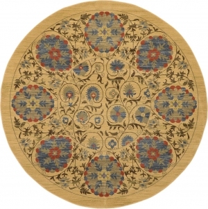 圆形古典欧式地毯-ID:4005740