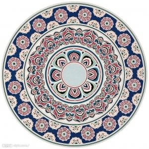 圆形地毯-ID:4005773