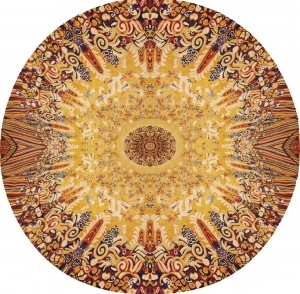 圆形地毯-ID:4005997