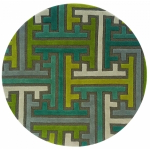 圆形地毯-ID:4006064