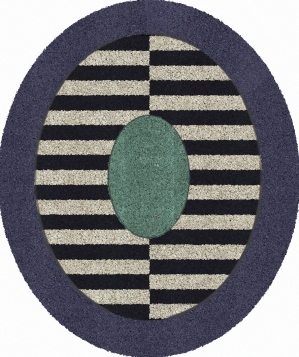 圆形地毯-ID:4006112