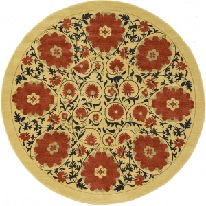 圆形古典欧式地毯-ID:4006163