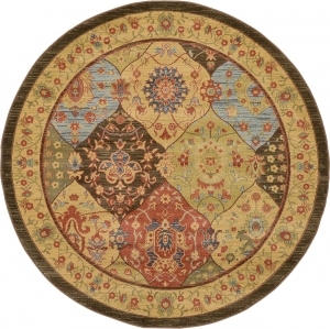圆形古典欧式地毯-ID:4006248