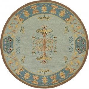 圆形古典欧式地毯-ID:4006255