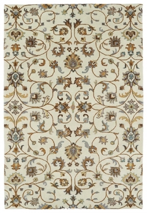 美式风格米白色传统花纹地毯贴图-ID:4006259