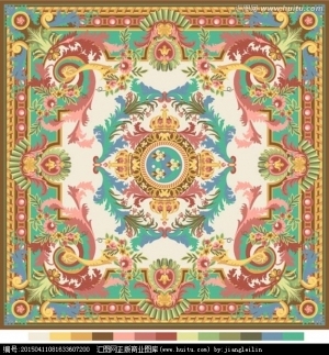 欧式地毯-ID:4006402
