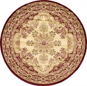 圆形古典欧式地毯-ID:4006652