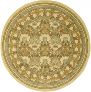 圆形古典欧式地毯-ID:4006700