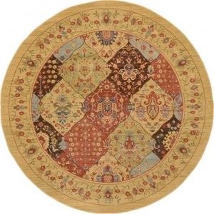 圆形古典欧式地毯-ID:4006903