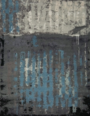 美式风格深灰色抽象图案地毯贴图-ID:4007336